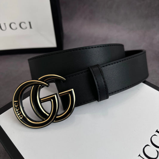 2 Colors printed letter leather belt