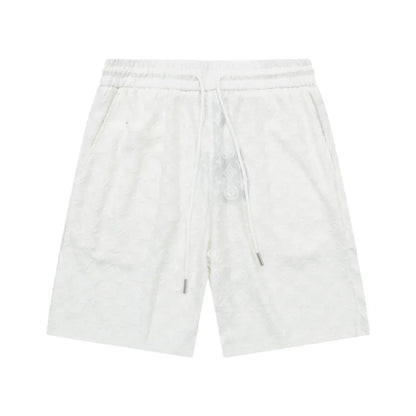 1211 New plaid jacquard towel shorts