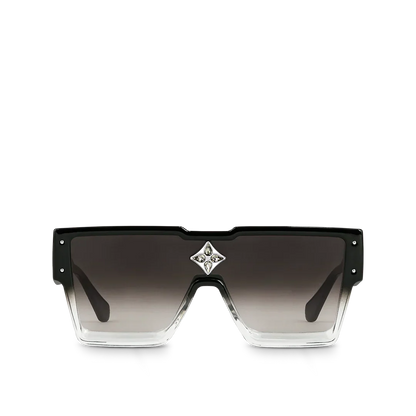 Hot Gradient Black Square Sunglasses