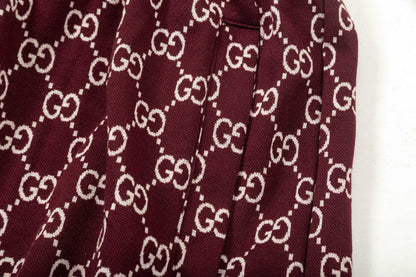250313 New high quality knitted jacquard full print shorts