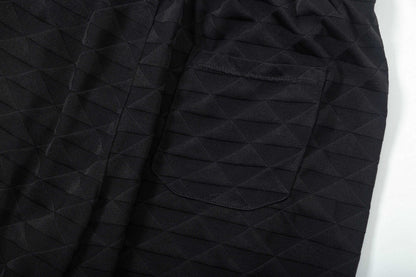 250313 New high quality jacquard metal label shorts