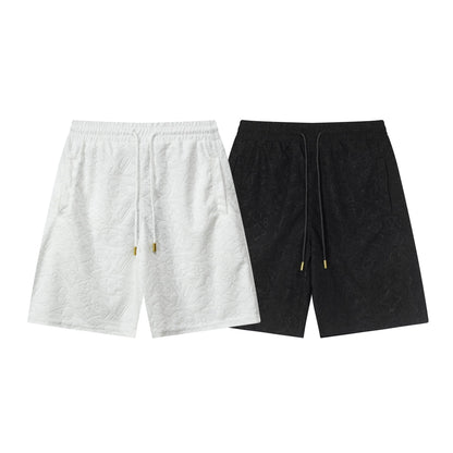 250313 New high quality dark jacquard full print shorts