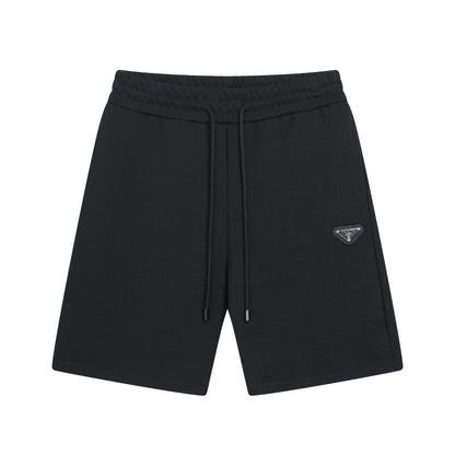 250212 Classic simple three-dimensional embroidered cotton shorts