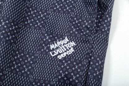 250313 New high quality knitted jacquard full print shorts